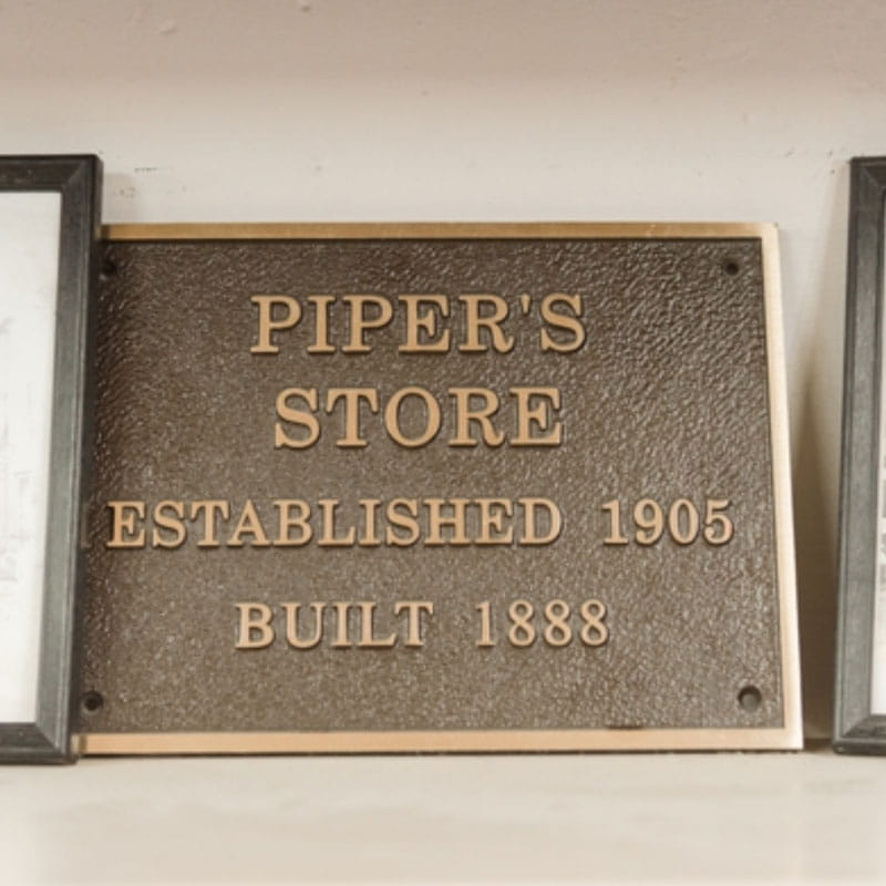 Piper Store Wall Plaque